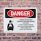 Signmission Carbon Dioxide Gas Ventilate Danger Sign, Plastic, 10in W x 7in L, 2PK OS-2PACK-DS-P-710-L-2413 - alternate 6